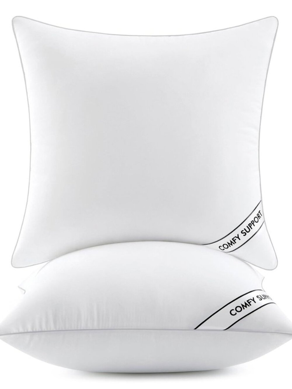 26x26 Pillows Inserts Pack of 2, Down Alternative Virgin Filling